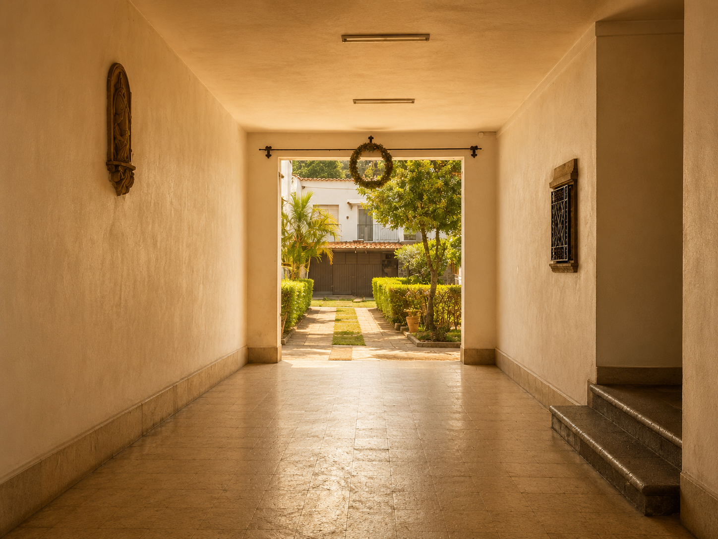 Entrance to Courtyard